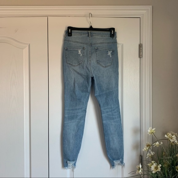 Wax Jeans High Rise Distressed Skinny Jeans - Picture 9 of 13